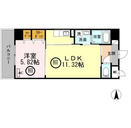 スペチアーレ（805） 間取り図画像