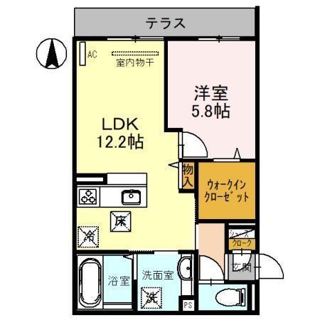 La Suite上町台（102） 間取り図画像