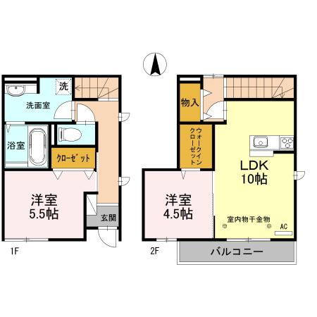 アムール千昌（102） 間取り図画像