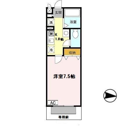 パセオきわ（105） 間取り図画像