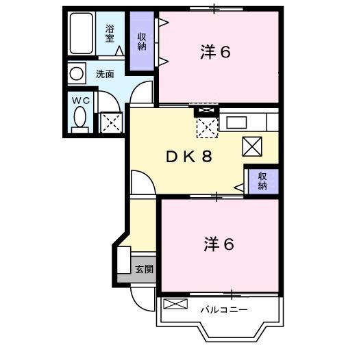 プログレース藤（102） 間取り図画像