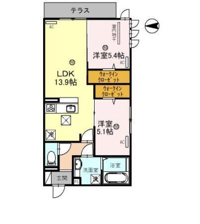 スペチアーレ巽中　D棟（103） 間取り図画像