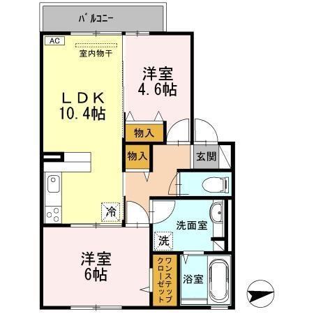 コンフォートガーデン（202） 間取り図画像