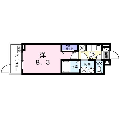 カーサ・オストロ（102） 間取り図画像