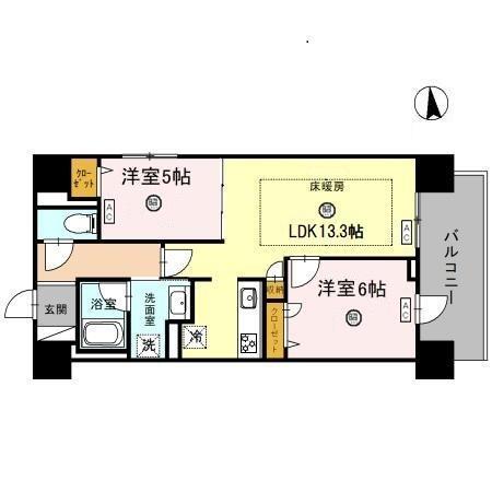 IBC　Residence　East（1201） 間取り図画像