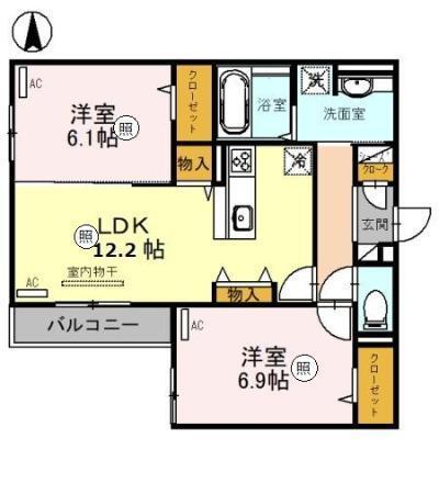 セジュールコートあびこ（301） 間取り図画像