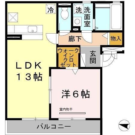 セジュール ピア（103） 間取り図画像