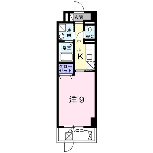 ノーサイド立葉（503） 間取り図画像