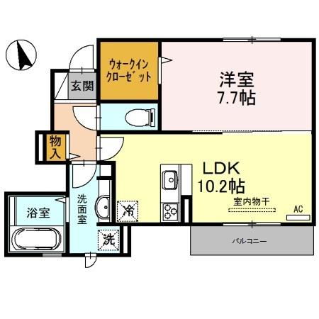 TKS北垣内（102） 間取り図画像