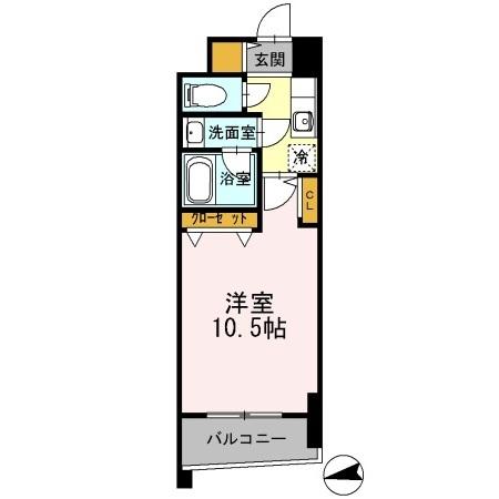 カスタリアタワー肥後橋（0806） 間取り図画像