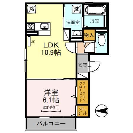シャンテ（301） 間取り図画像