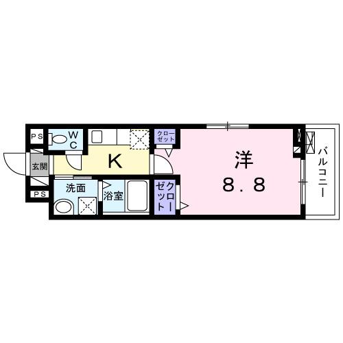 シャトーエレガント（301） 間取り図画像