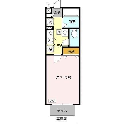 パセオきわ（103） 間取り図画像
