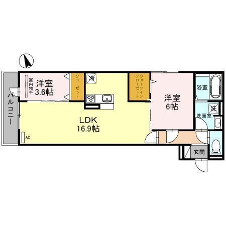 ヴェルドミール（202） 間取り図画像