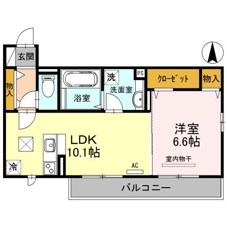 Sejour juillet（102） 間取り図画像