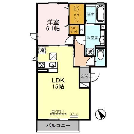 ビュー大久保（101） 間取り図画像