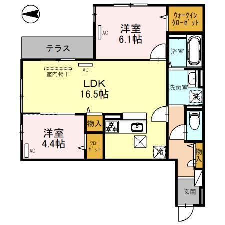 クラシスト加美正覚寺（102） 間取り図画像