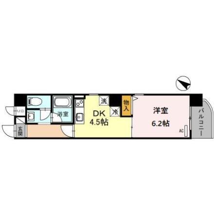シャルマンハイム大淀（501） 間取り図画像