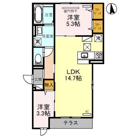 クラシスト杭全（103） 間取り図画像