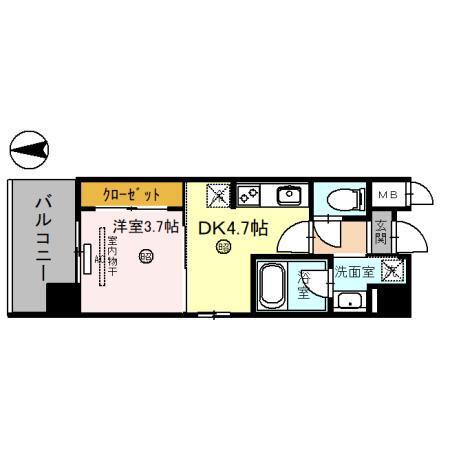 EL-Sia Shin-Osaka（601） 間取り図画像