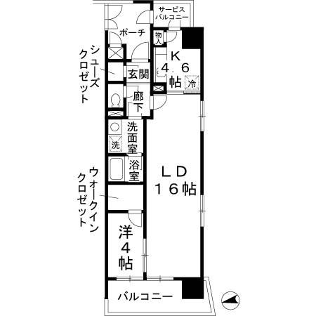 ロイヤルパークスなんば（0401） 間取り図画像