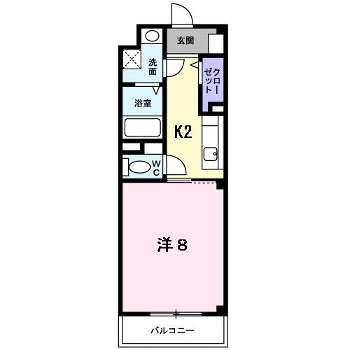 エスポワール西川（301） 間取り図画像