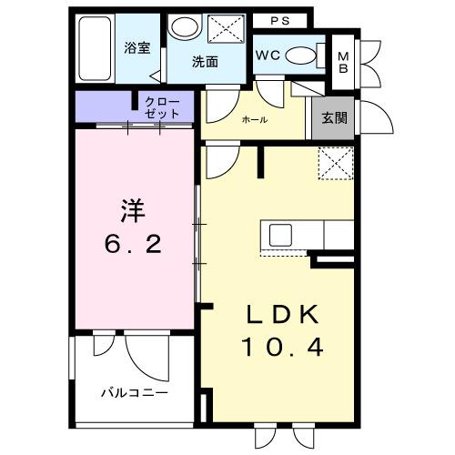 グレートエレガンス’２４（201） 間取り図画像