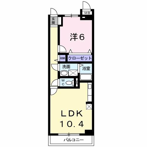 メゾン・ド・リズ（203） 間取り図画像