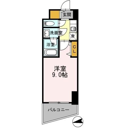 カスタリアタワー肥後橋（0708） 間取り図画像