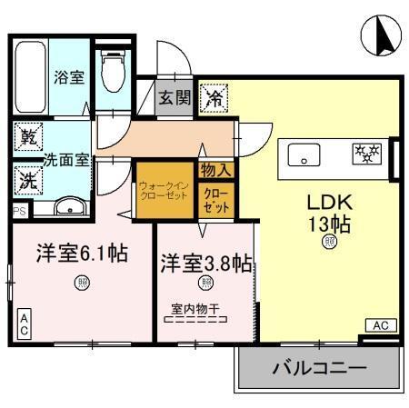 レジェンドコート大宮（301） 間取り図画像