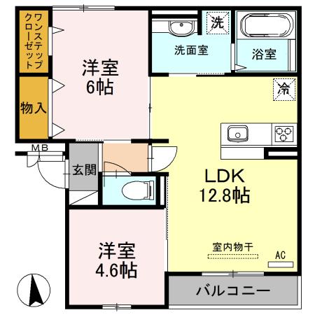 サンモールＭ（202） 間取り図画像