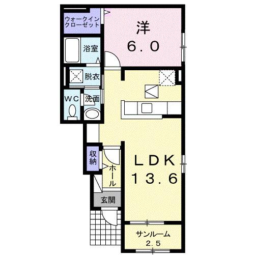 ライフⅡ（103） 間取り図画像