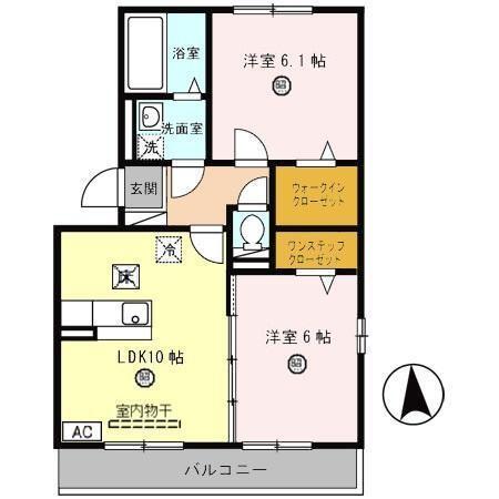 パレット（101） 間取り図画像