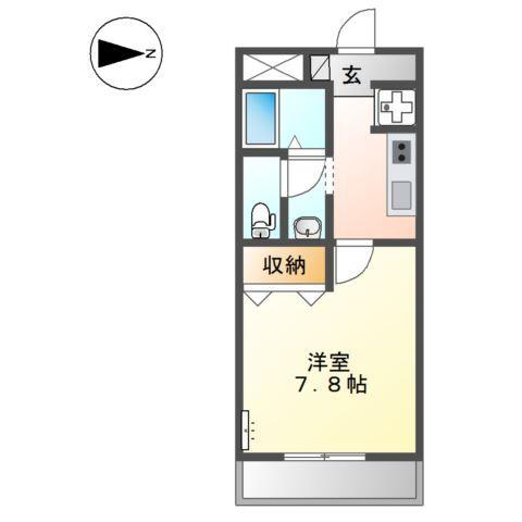 コンフォール深田 間取り図画像
