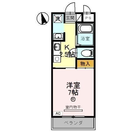 サニーウェル新石切（205） 間取り図画像