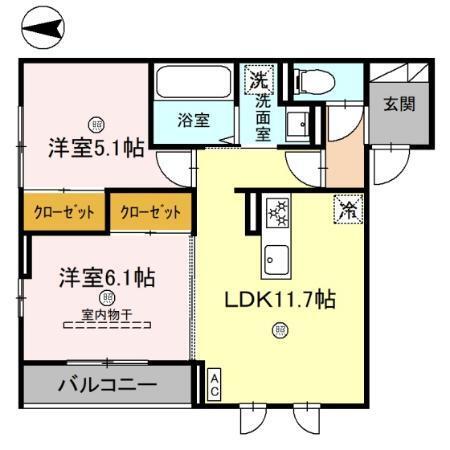 グレイスメゾン永和（201） 間取り図画像
