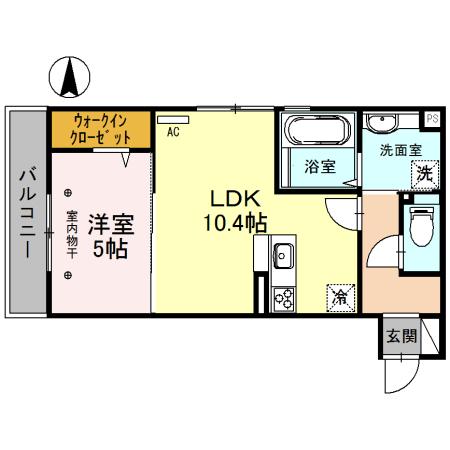メゾン　エムズ（202） 間取り図画像
