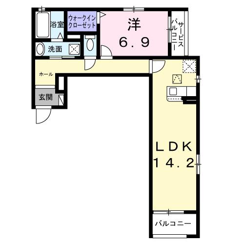 サニーレジデンス鷺洲Ａ（103） 間取り図画像