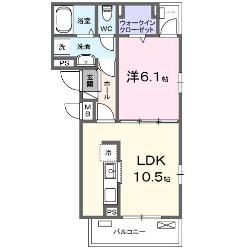プラザ九源Ⅲ（202） 間取り図画像