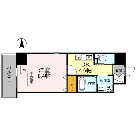 オアシス梅田（0905） 間取り図画像