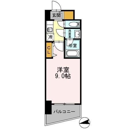 カスタリアタワー肥後橋（0407） 間取り図画像