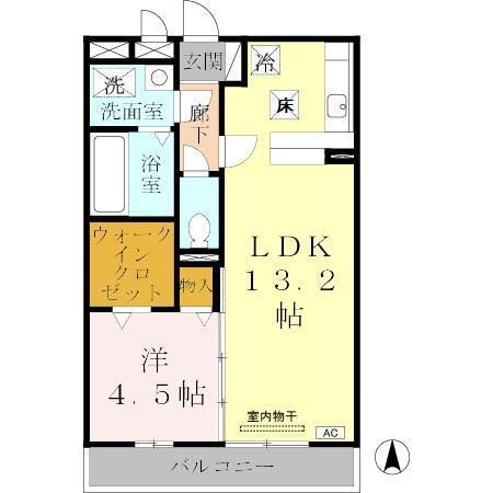 イーストライン（102） 間取り図画像