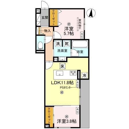  間取り図写真
