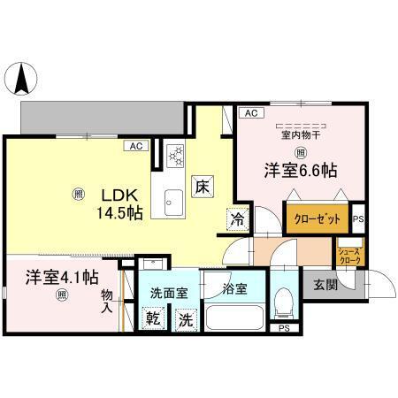 Clashist加美東（105） 間取り図画像