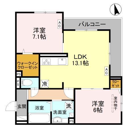 エクシードⅡ（301） 間取り図画像
