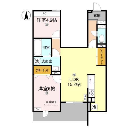 ウエスタンハイツ19（103） 間取り図画像