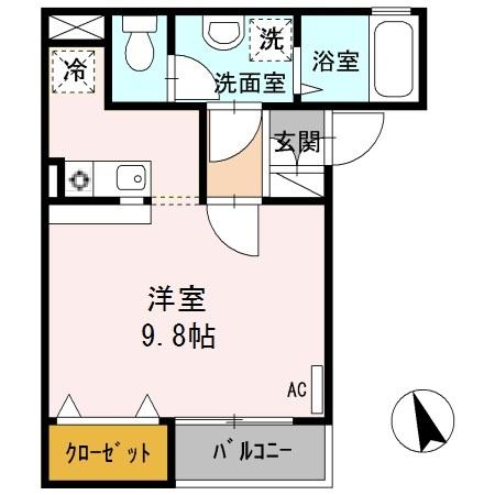 サニーコートオオクボ（103） 間取り図画像