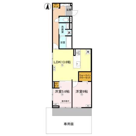 D-ROOM中小阪（102） 間取り図画像