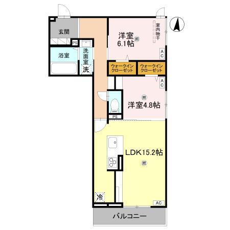 D-ROOM中小阪（301） 間取り図画像