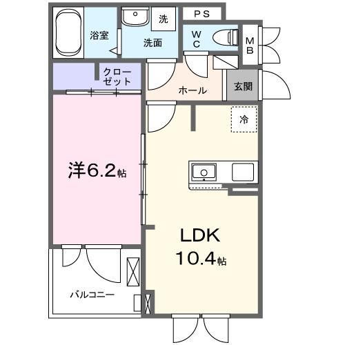 エストレーラ（201） 間取り図画像